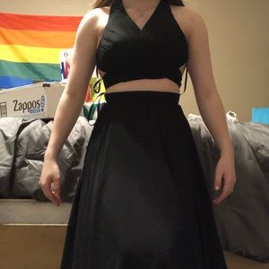 Black formal dress